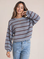 Relaxed Stripe Knit