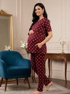 Aveniwear Women’s Printed Zipless Maternity & Feeding Top