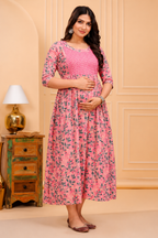 Aveniwear Pink Flower Kurti