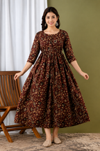 Aveniwear Pregnancy Maternity Gown for Women with Zipper