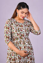 Aveniwear Maternity Feeding Kurti Anarkli