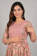 Aveniwear WOMENS PRINTED KURTI/MATERNITY GOWN