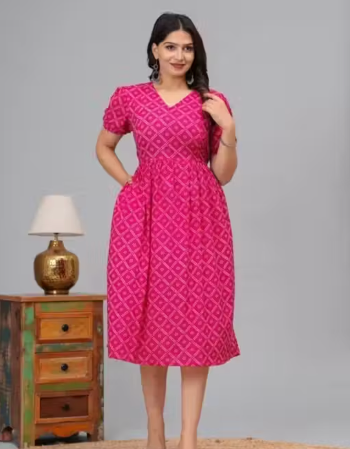 Aveniwear Cotton Maternity & Feeding Kurti