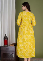 Aveniwear Cotton Maternity & Feeding Gown