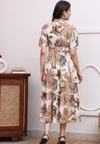 Aveniwear Printed Maternity Dress For Woman